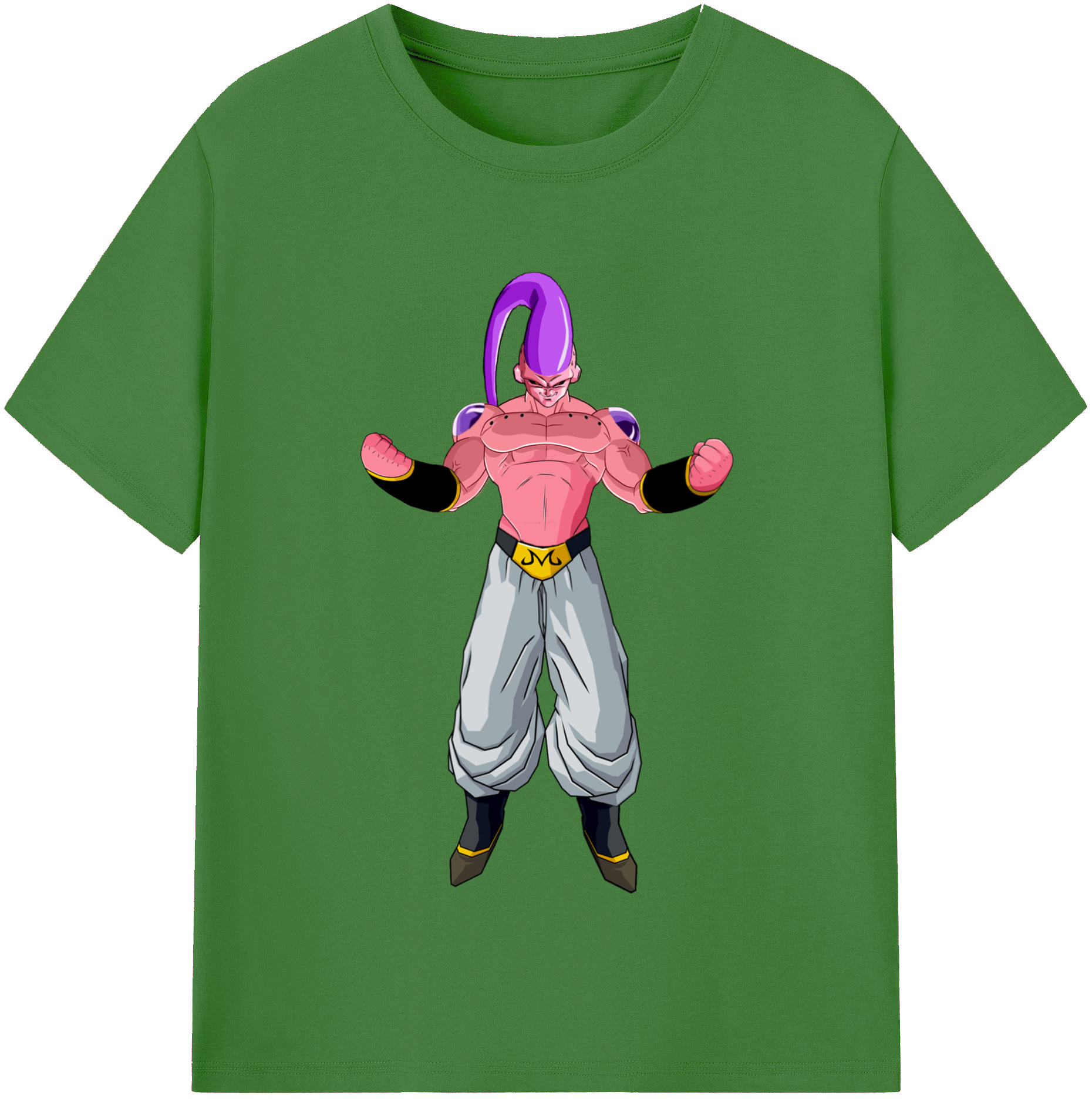（画像用） ドラゴンボール 魔人ブウ DRAGON BALL Majin Buu レディースカジュアルプリントTシャツ（綿100％）